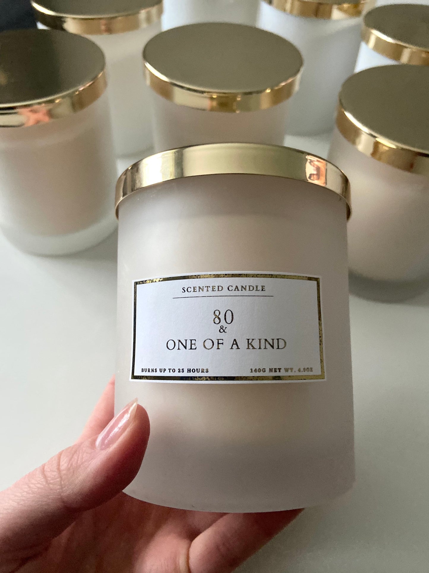 80 & One Of A Kind Birthday Candle