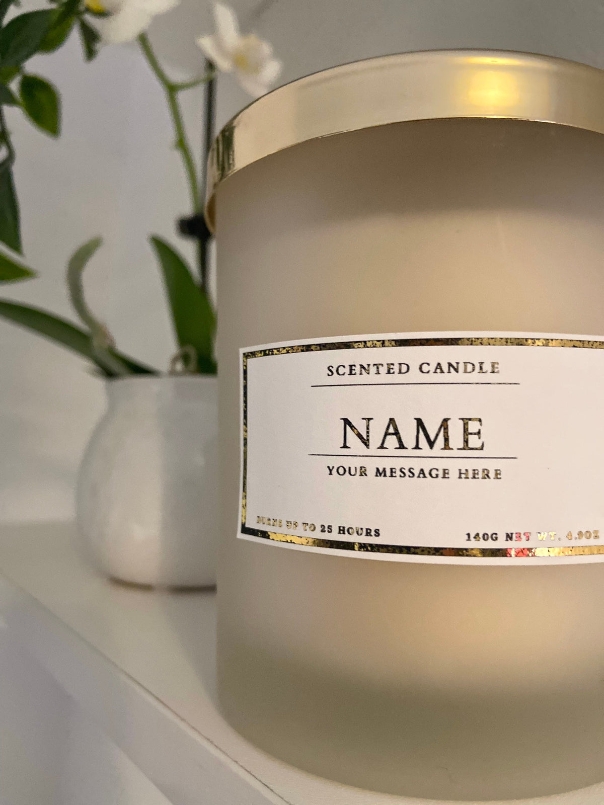 Personalised Keepsake Candle