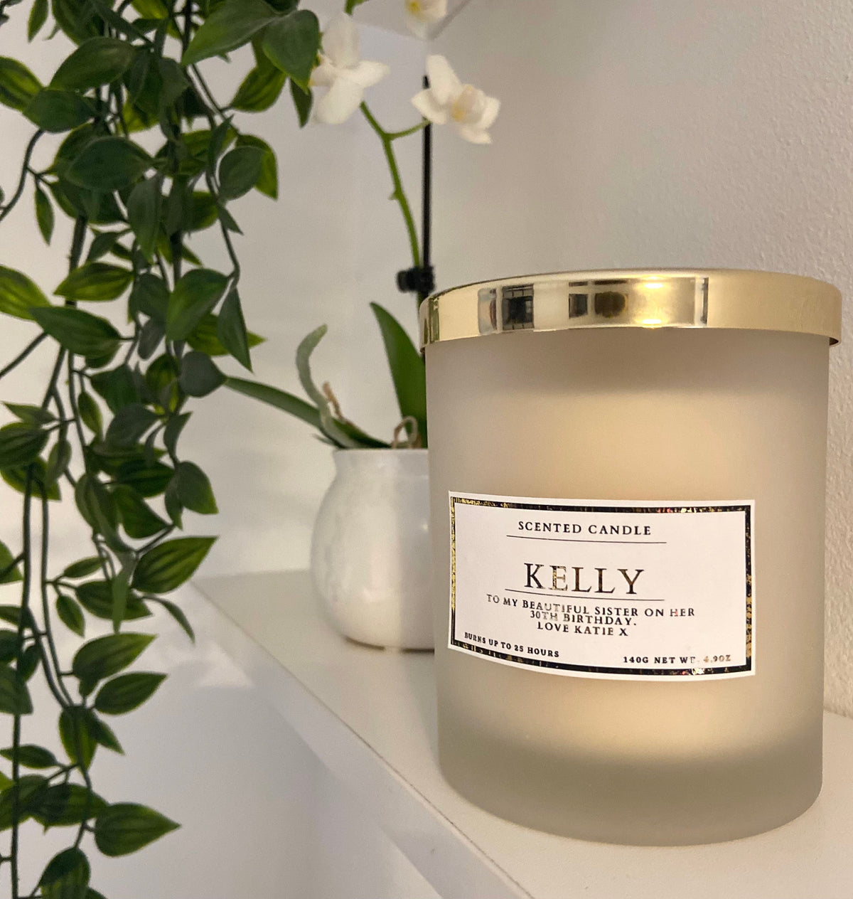 Personalised Happy 30th Birthday Candle