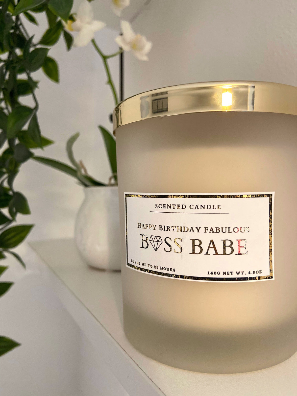 Happy Birthday Fabulous Boss Babe Candle
