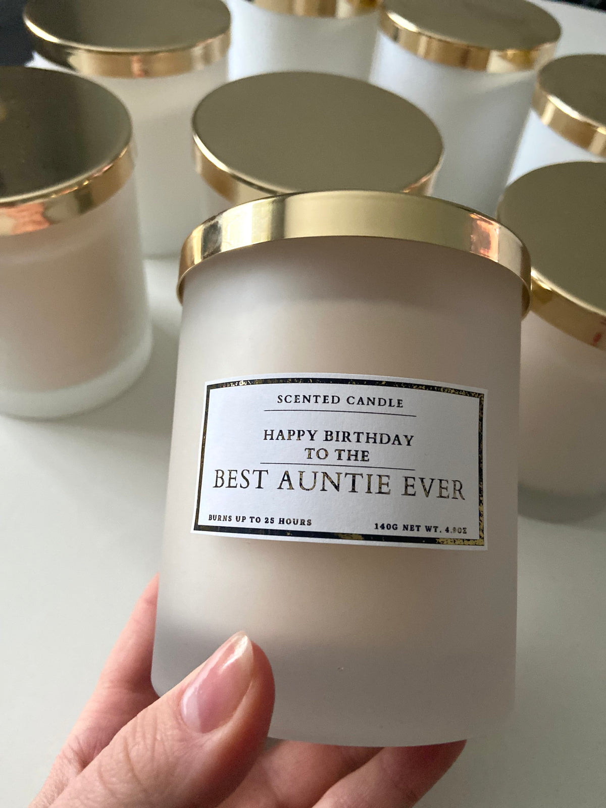Happy Birthday To The Best Auntie Ever Candle