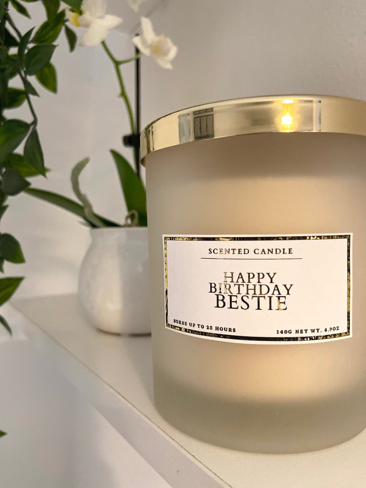 Happy Birthday Bestie Candle