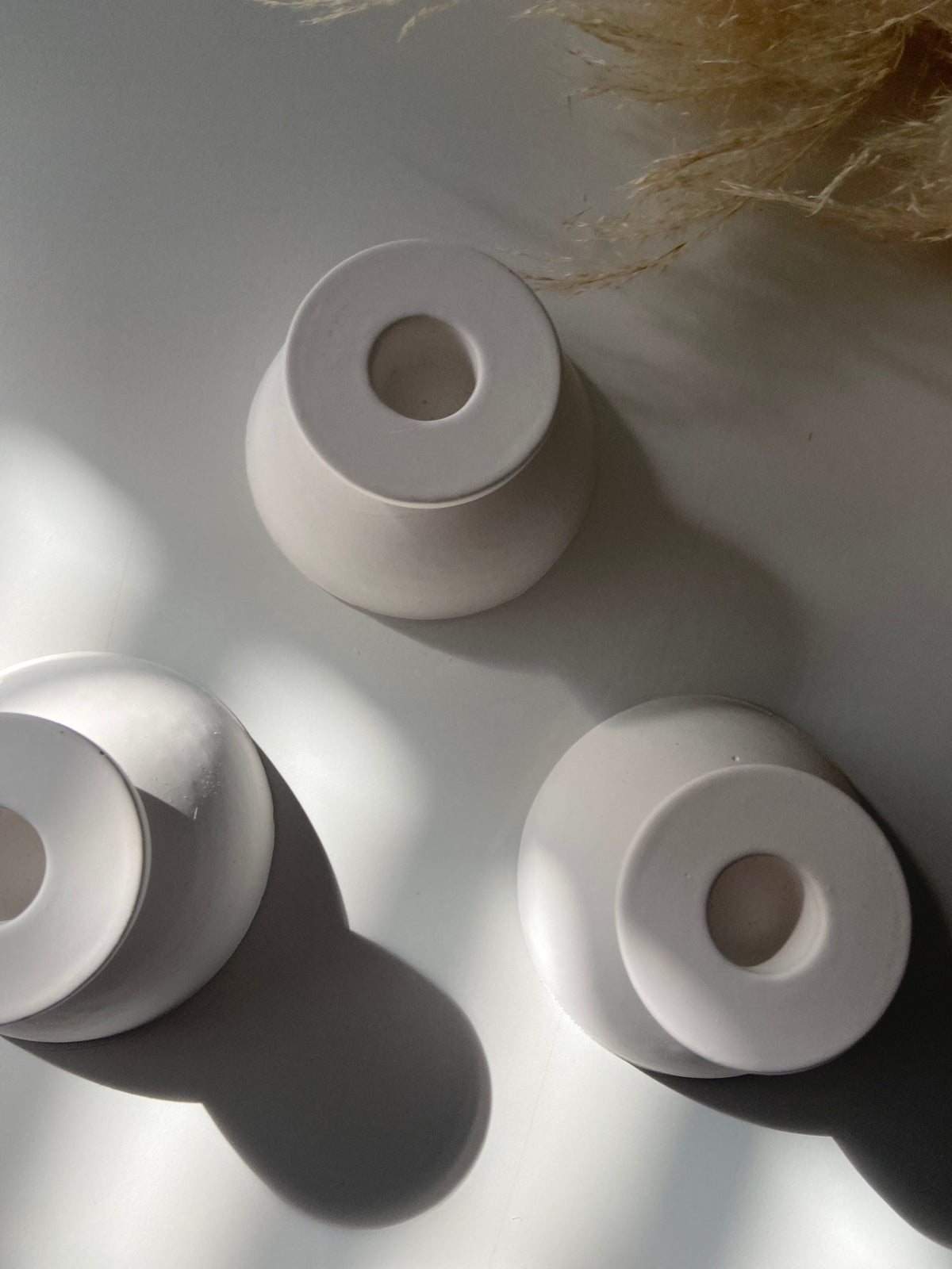 Stone Candlestick Holder