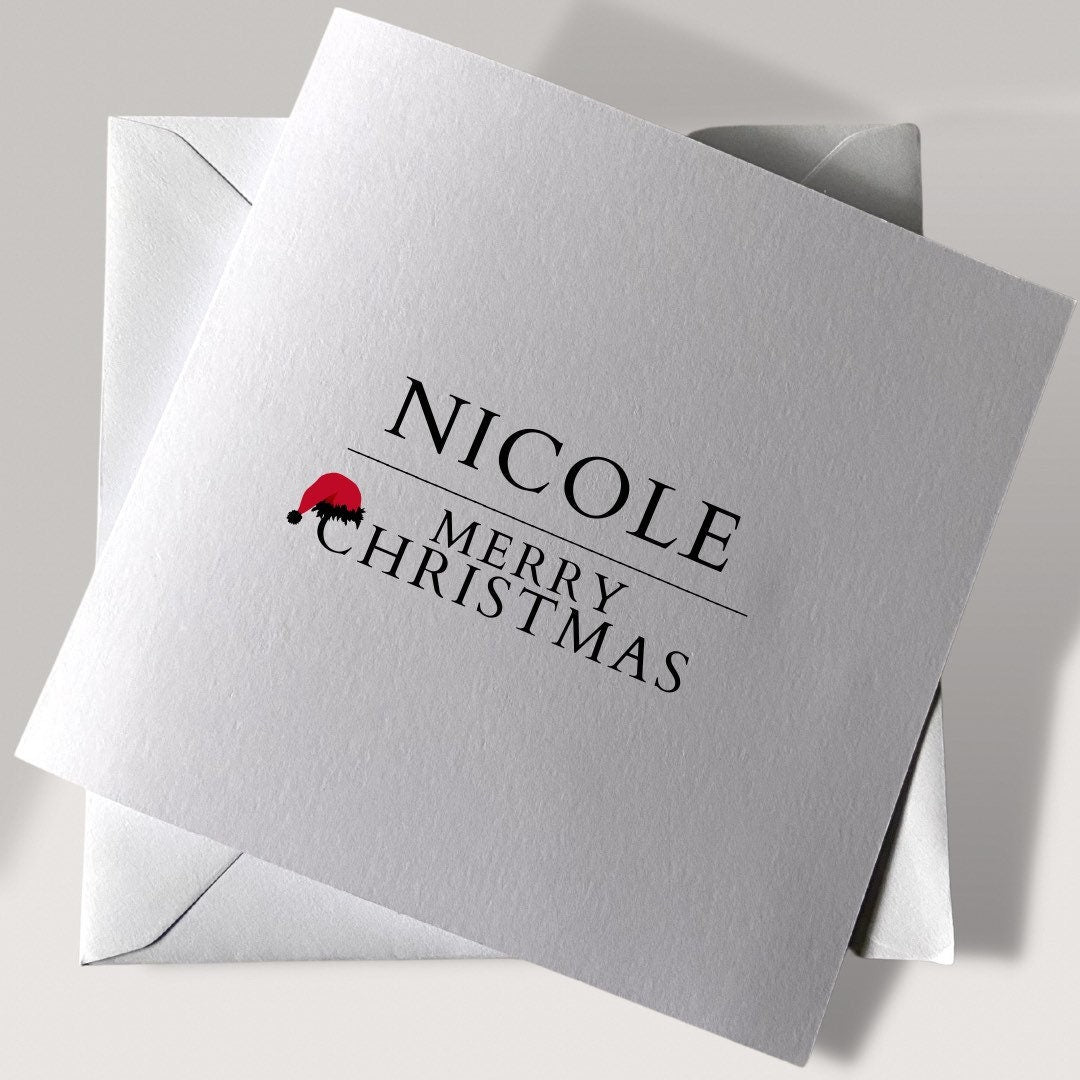 Personalised Merry Christmas Card | Christmas Cards | Christmas Gifts | Merry Christmas | Personalised Christmas Cards