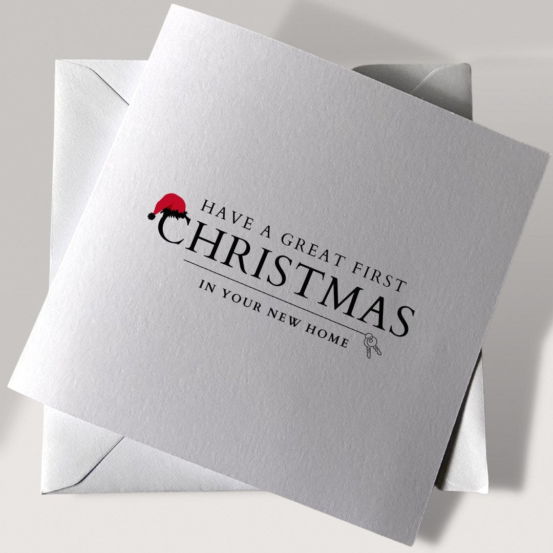 Have a great first Christmas in your new home |  New Home Gifts | Christmas Cards | Christmas Gifts | Merry Christmas | Housewarming Gifts